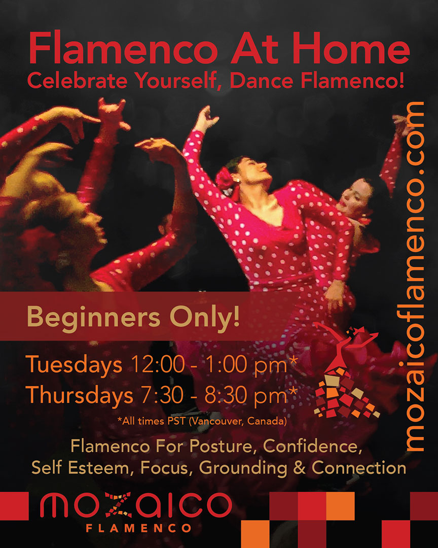 Mozaico Flamenco, Flamenco At Home, Beginners Only, Fall 2020
